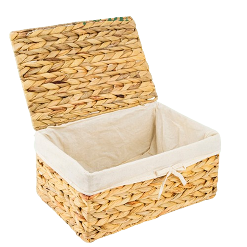 ảnh của sản phẩm Bộ 3 giỏ lục bình đa năng nắp lót số 13